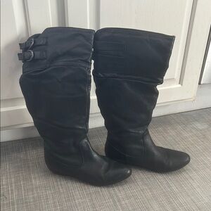 Steve Madden Stylish Black Knee-High Boots